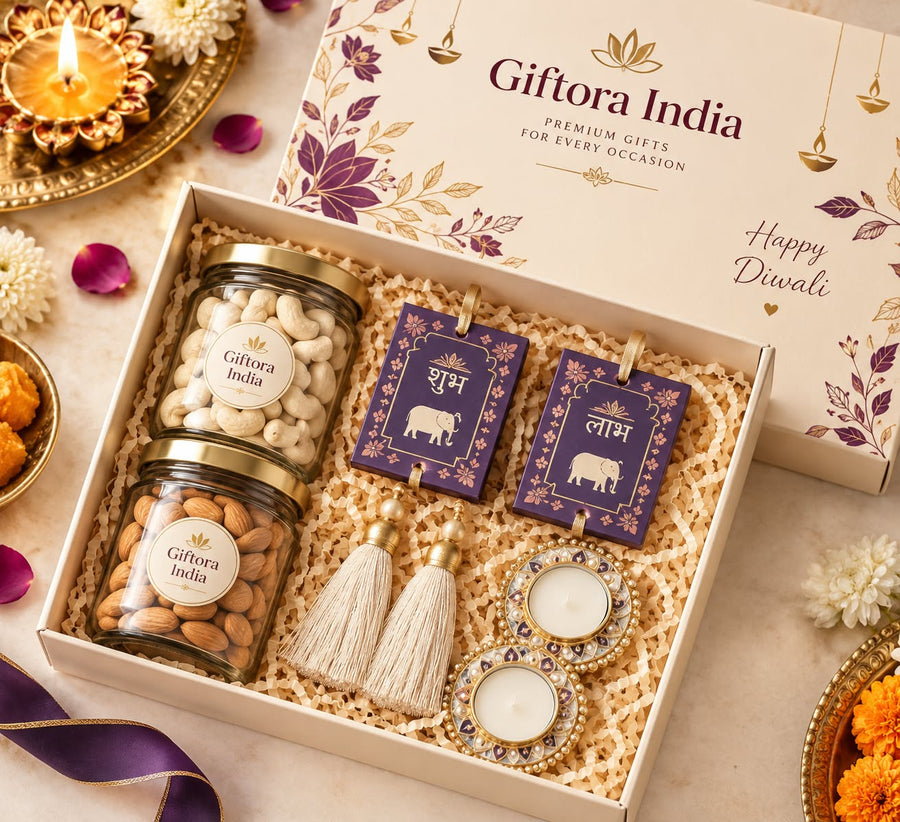 Giftora Diwali Makhana & Dry Fruit Hamper product photo
