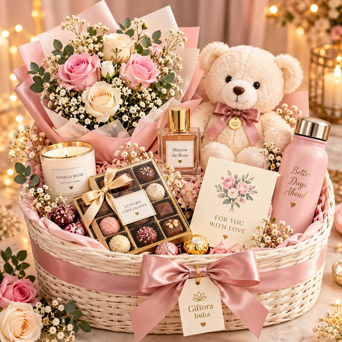 Giftora Birthday Teddy Surprise Hamper product photo