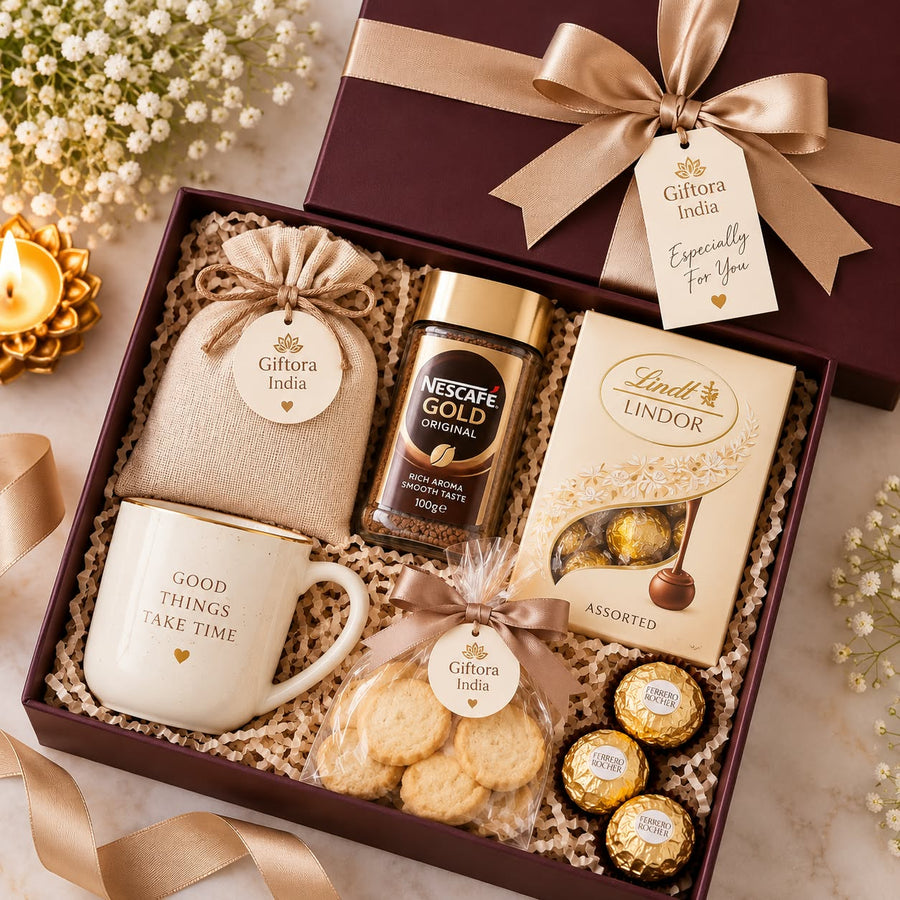 Giftora Coffee, Chocolate & Comfort Gift Box product photo