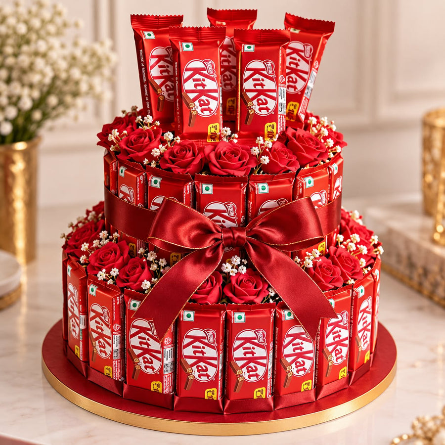 Giftora KitKat Rose Celebration Cake product photo
